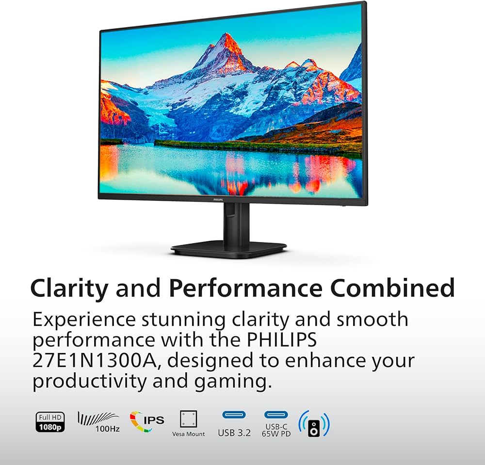 Amazon.co.jp: Philips 27E1N1300A 27インチ IPS FHD (1920 x 1080
