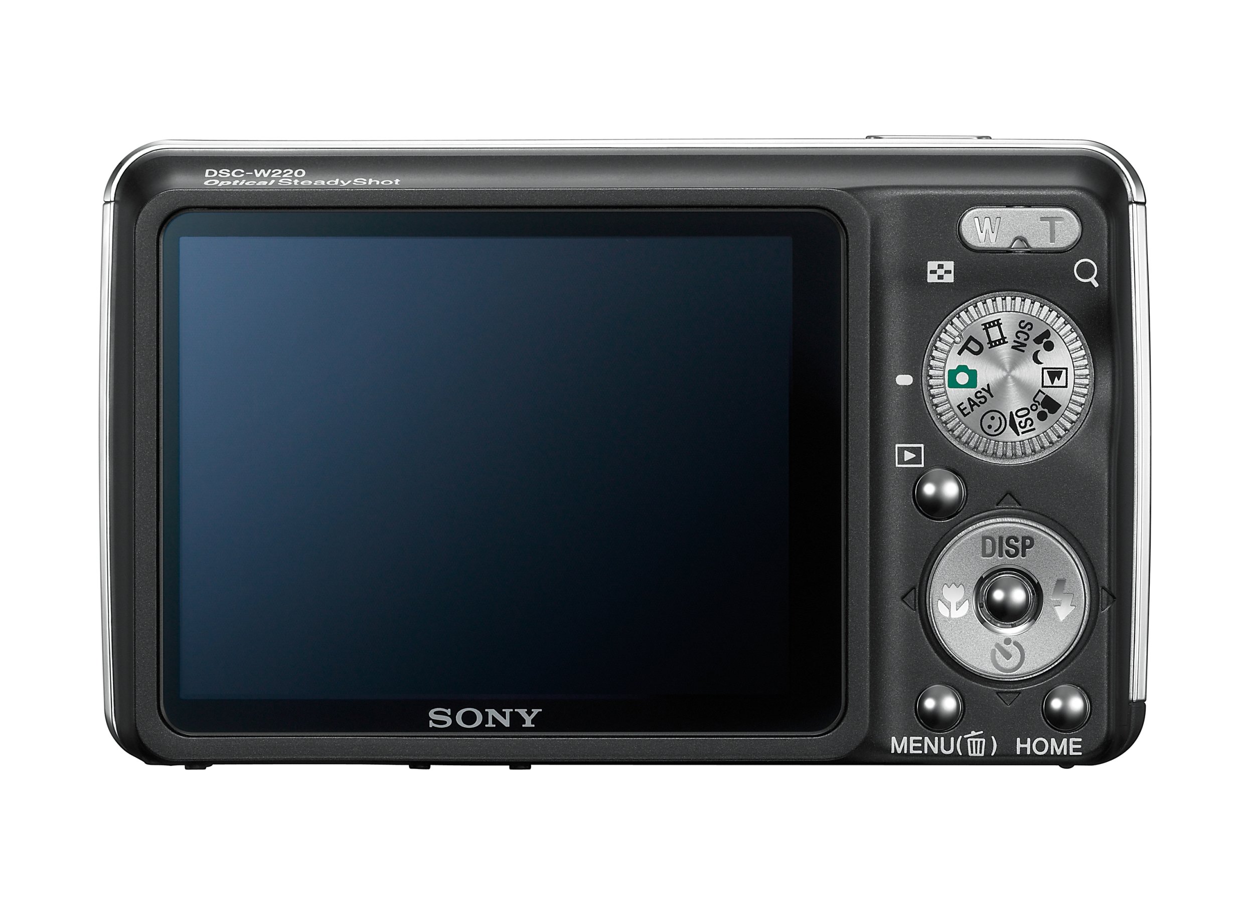 Sony Cybershot DSC-W220 Digital Camera - Black (12.1MP, 4x Optical