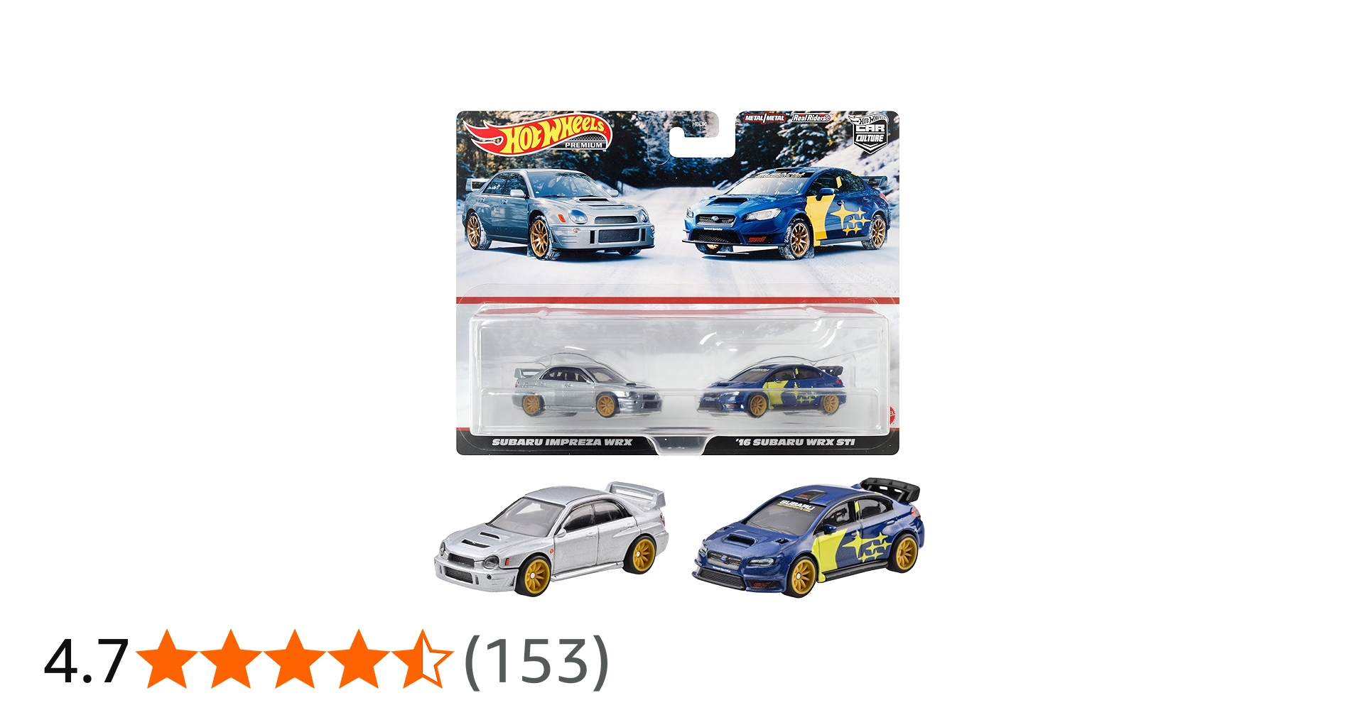 ホットウィール スバル インプレッサ WRX 3台セット ホットウィール