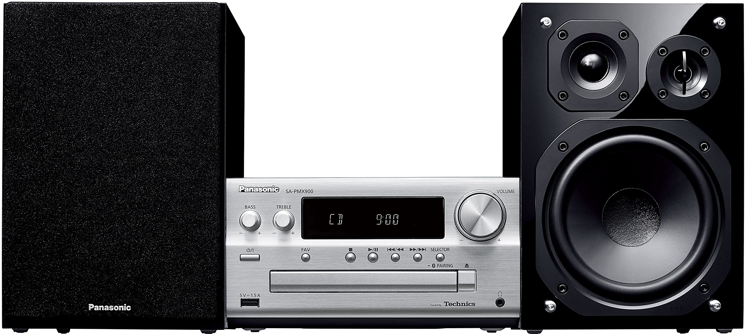 Panasonic SC-PMX900-S CD Stereo System, Bluetooth Compatible, High