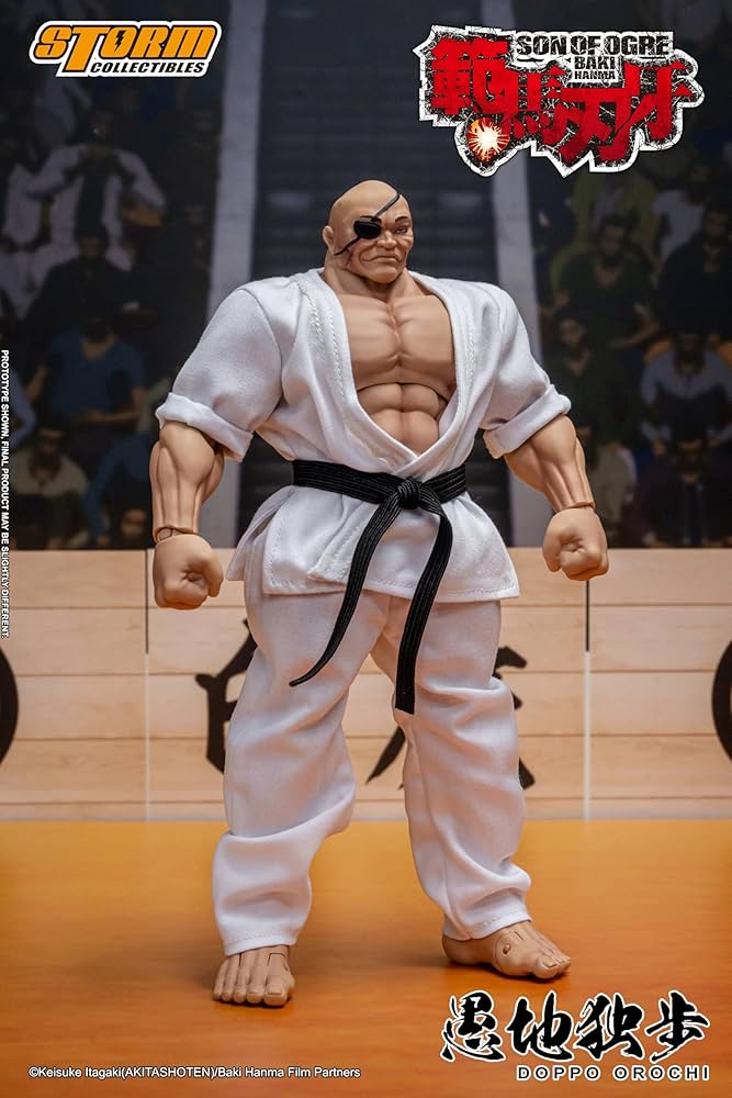 Amazon.com: Baki Hanma: Doppo Orochi – Son of Ogre 1:12 Scale