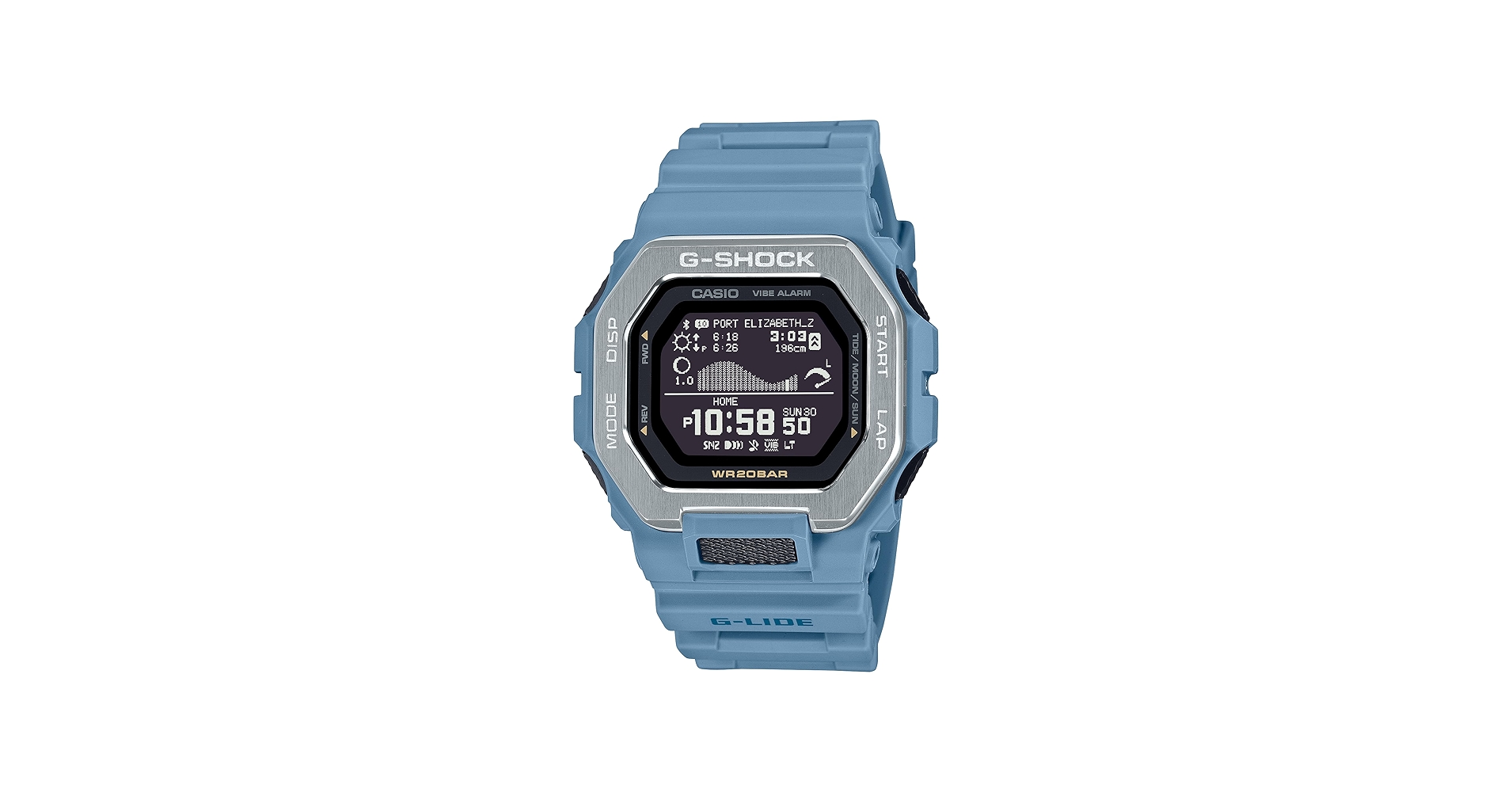 Amazon.com: Casio G-Shock G-Lide Ocean Blue Digital Surf Watch GBX