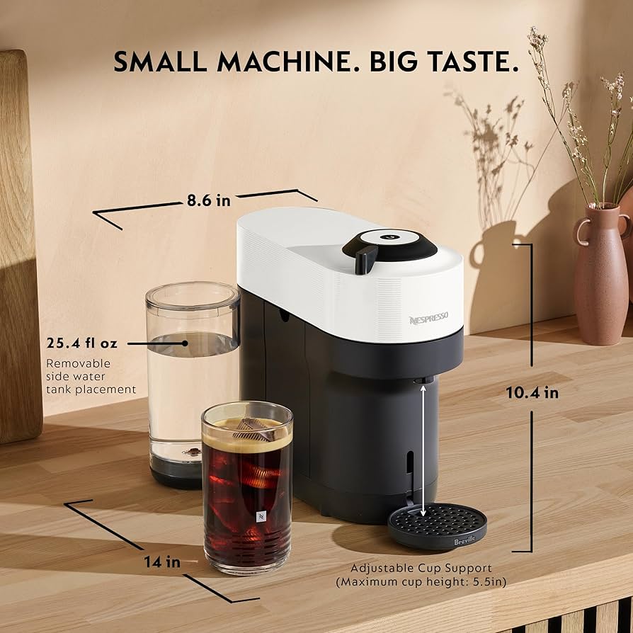 Amazon.com: Nespresso Vertuo Pop+ Coffee and Espresso Maker by