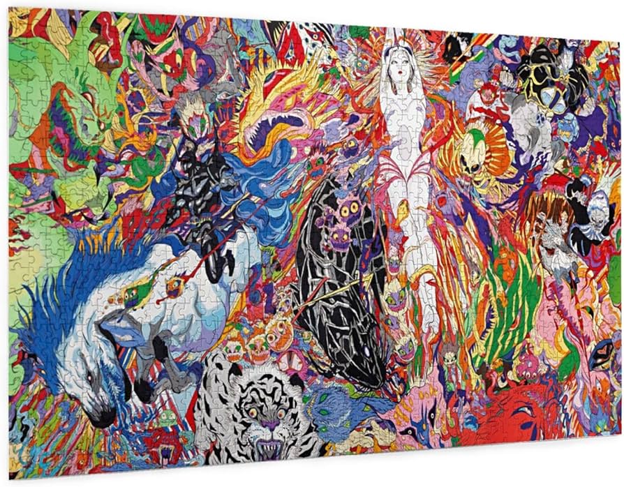 Amazon | 天野喜孝図 ジグソーパズル 1000ピース パズル 知育 脳トレ