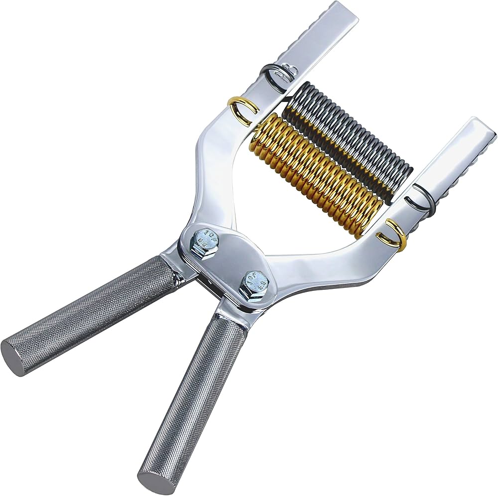 Amazon | Robert Baraban ハンドグリッパー 調節可能 クロム ダブル