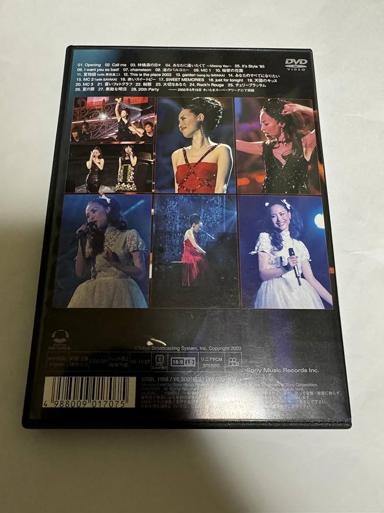 Amazon.co.jp: SEIKO MATSUDA CONCERT TOUR 2003 Call me [DVD] : 松田