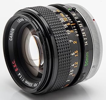 Amazon.com : Canon FD 50mm f/1.4 1.4 Manual Focusing Lens for