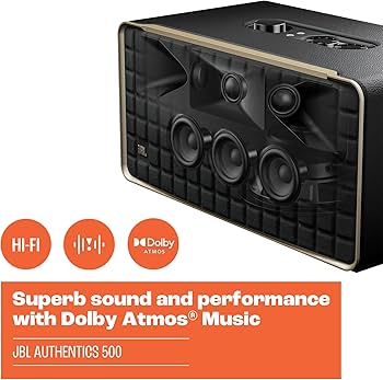 Amazon.com: JBL Authentics 500 - Retro Style Home Speaker with