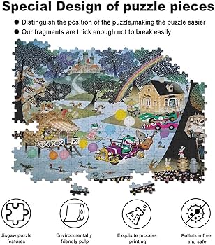 Amazon | 藤城清治 ケロヨンのユートピア ジグソーパズル パターン