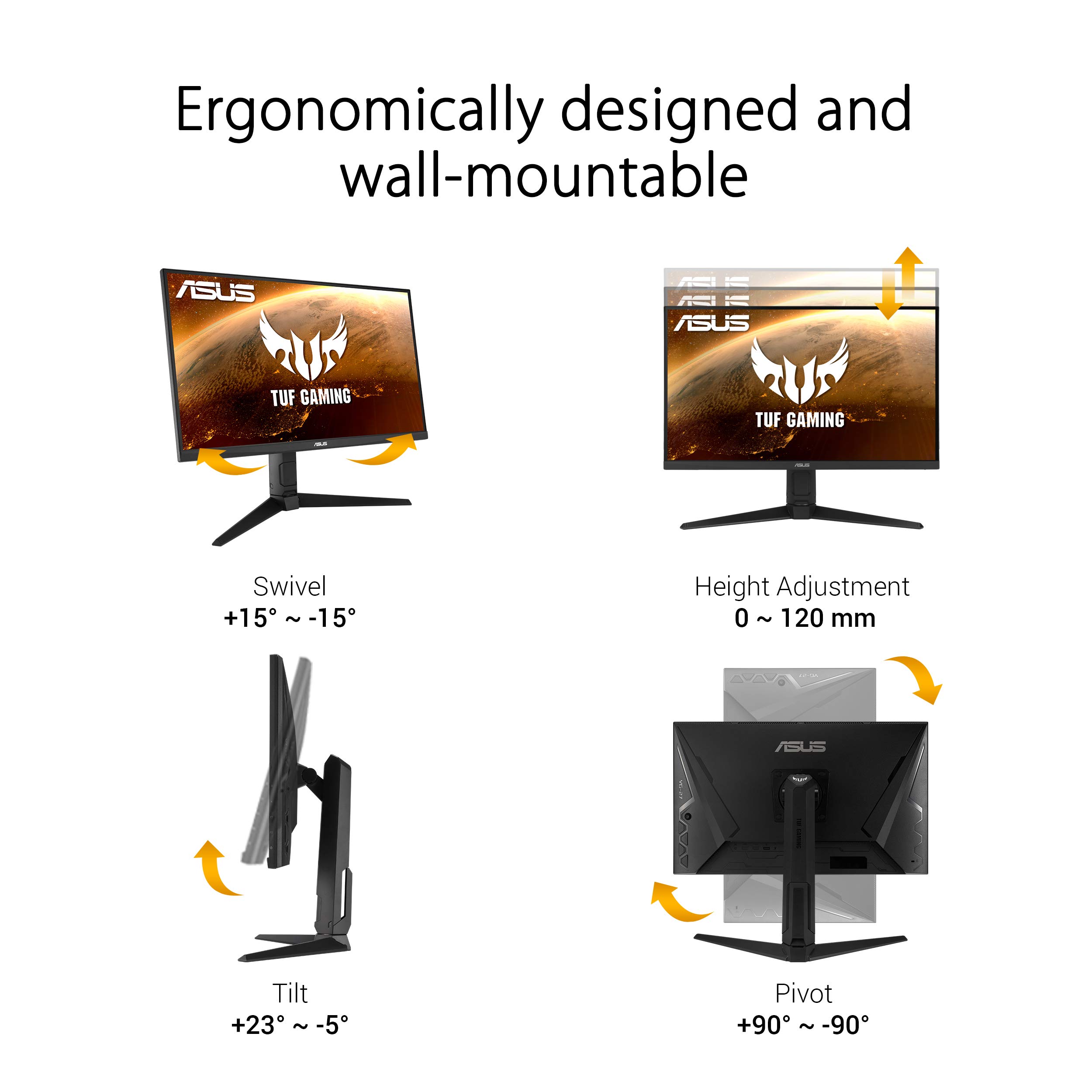 Amazon.com: ASUS TUF Gaming VG279QL1A 27” HDR Gaming Monitor