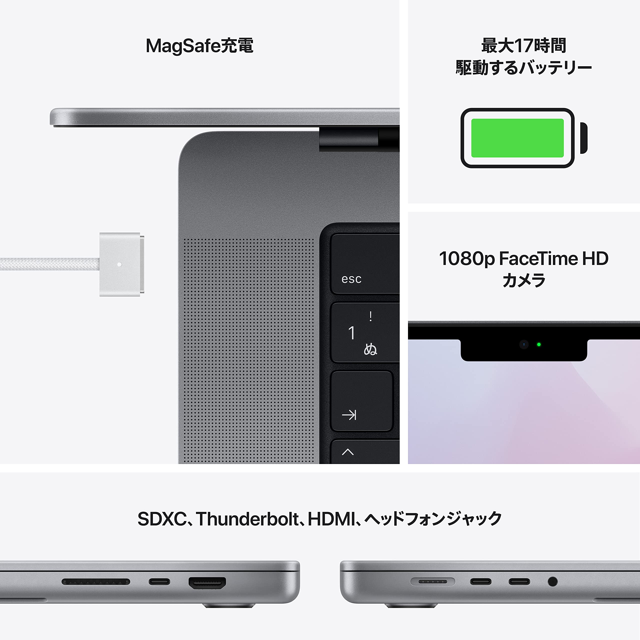 Amazon.co.jp: 【整備済み品】 Apple MacBook Pro 2021 (14インチ,16GB