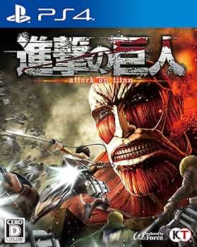 スマホのコントローラーとPS4進撃の巨人1 PS4対応のモニター スマホの