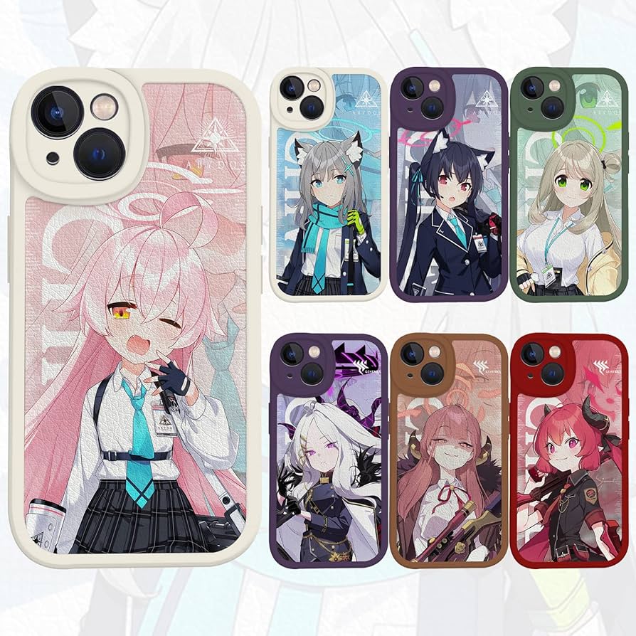 Amazon.co.jp: ゲーム ブルーアーカイブ スマホケース TPU レザー