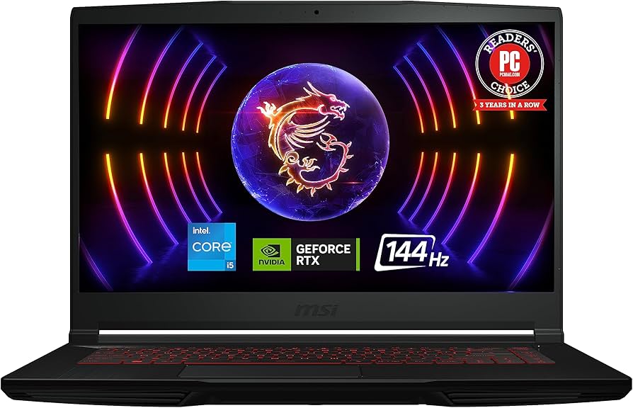 Amazon.com: msi Thin GF63 Gaming Laptop: Intel Core i5-12450H