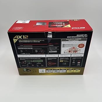 Amazon.co.jp: バッファロー WXR-6000AX12P/D [無線LANルーター Wi-Fi