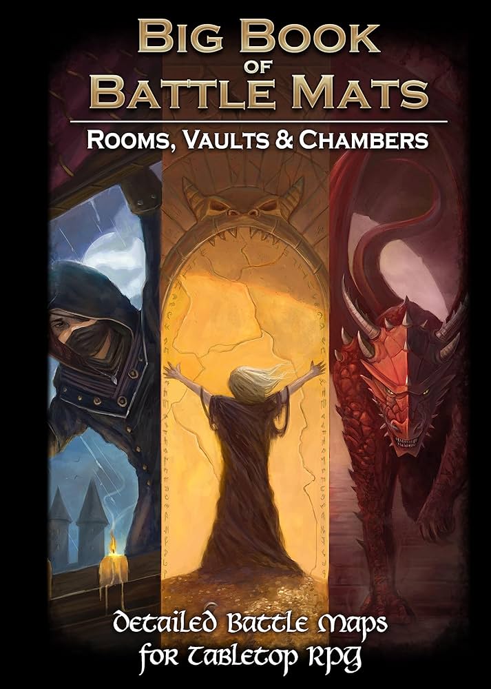 Amazon.com: Big Book of Battle Mats Rooms Vaults & Chambers by