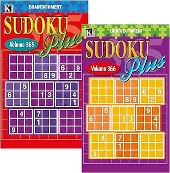 Amazon.com: BAZIC Products Kappa Sudoku Books – Beginner to Expert