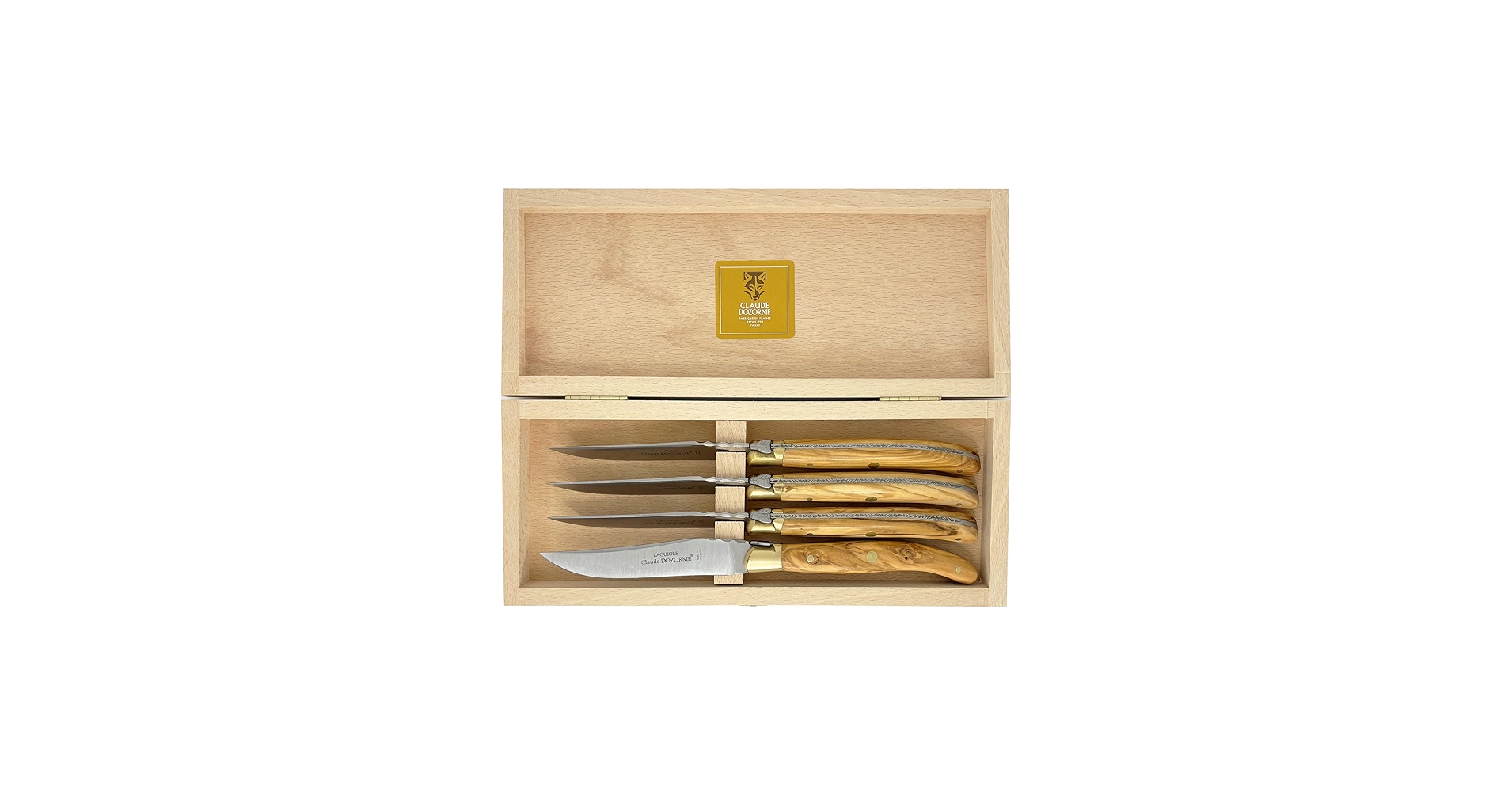 Amazon.com: Claude Dozorme Laguiole Steak Knives, 4-Piece Set