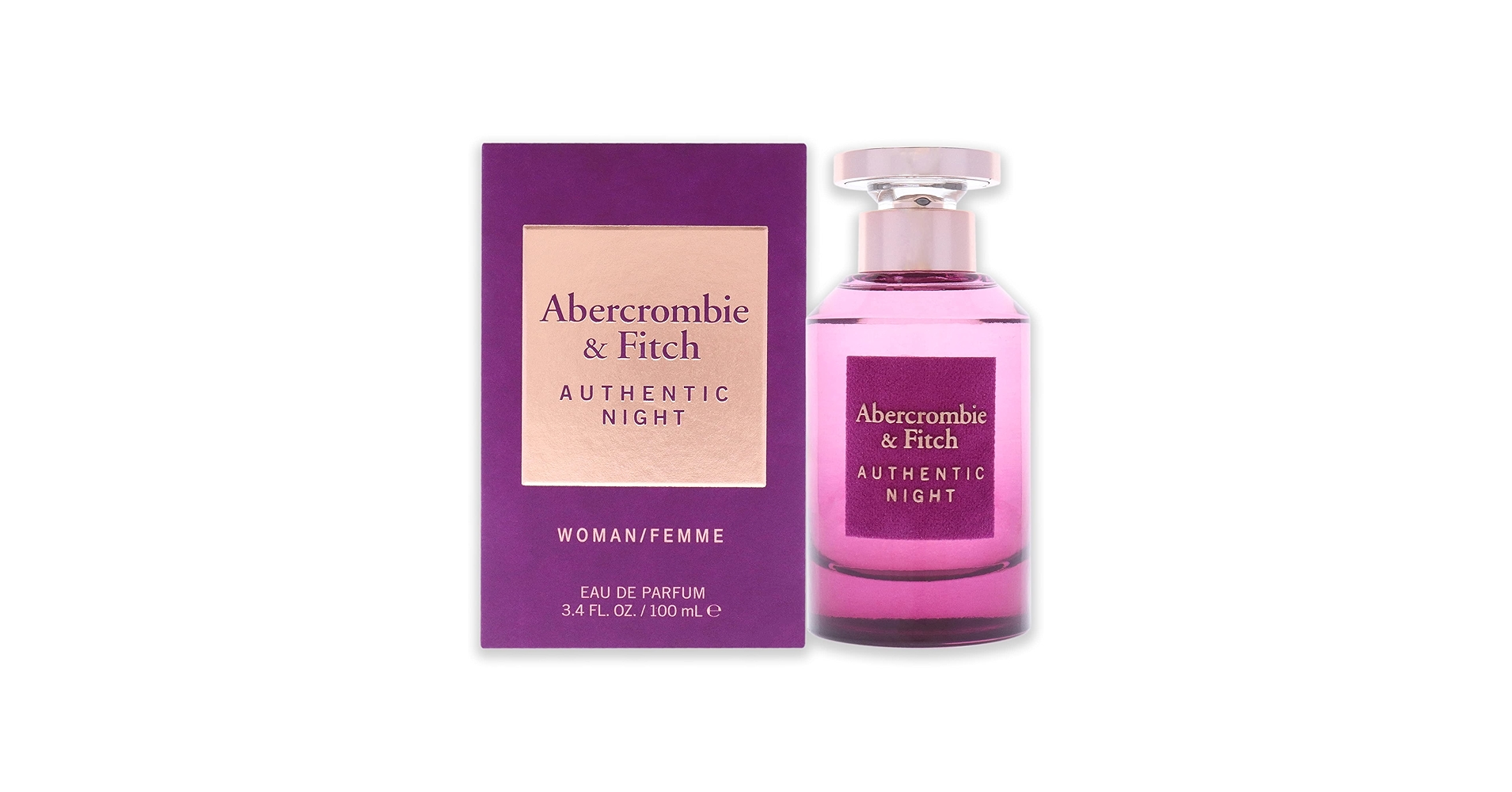 Amazon.com : Abercrombie & Fitch Authentic Night Women 3.4 oz EDP
