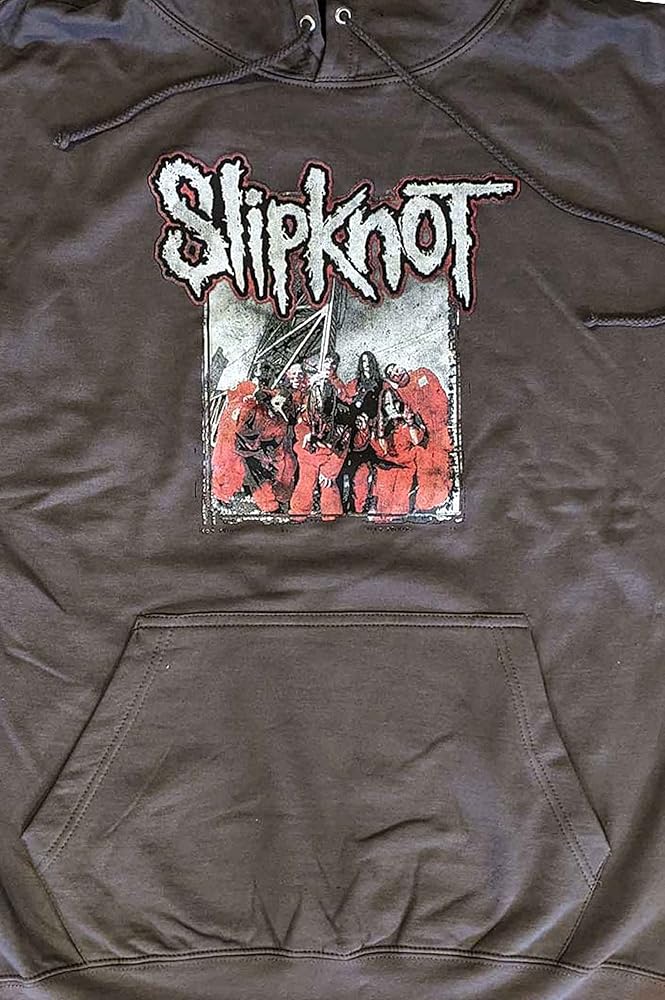 Amazon.com: Slipknot Hoodie Self-Titled Band Logo Official Unisex