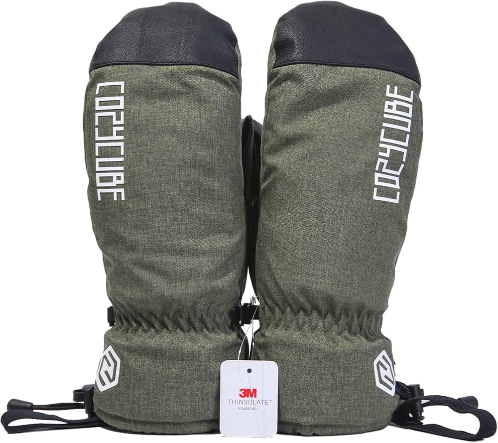 Amazon | スノーボードグローブ スキーグローブ ミトン 防水 防寒 保温