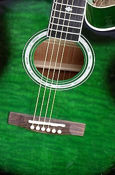 Amazon.co.jp: INDIANA Madison MAD-QTGR エレアコ - Green Sunburst