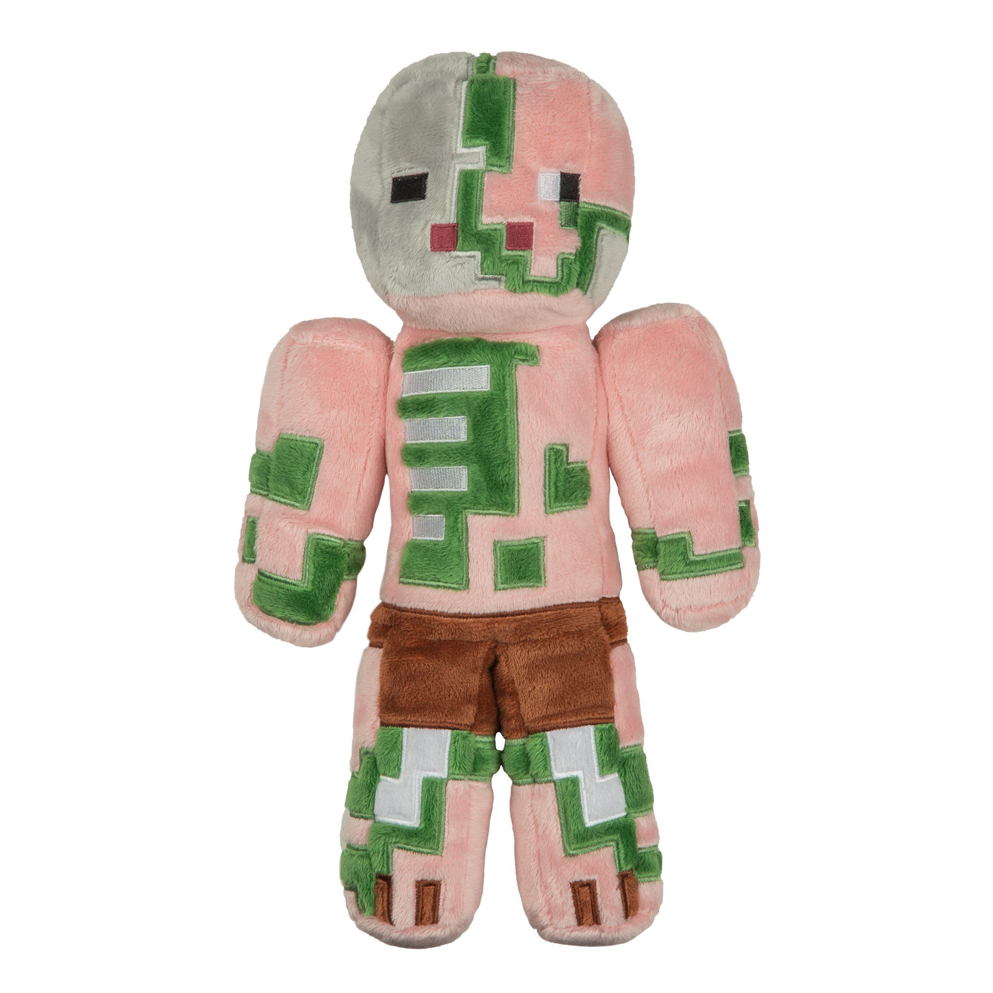 Amazon.com: JINX Minecraft Zombie Pigman Plush Stuffed Toy, Multi