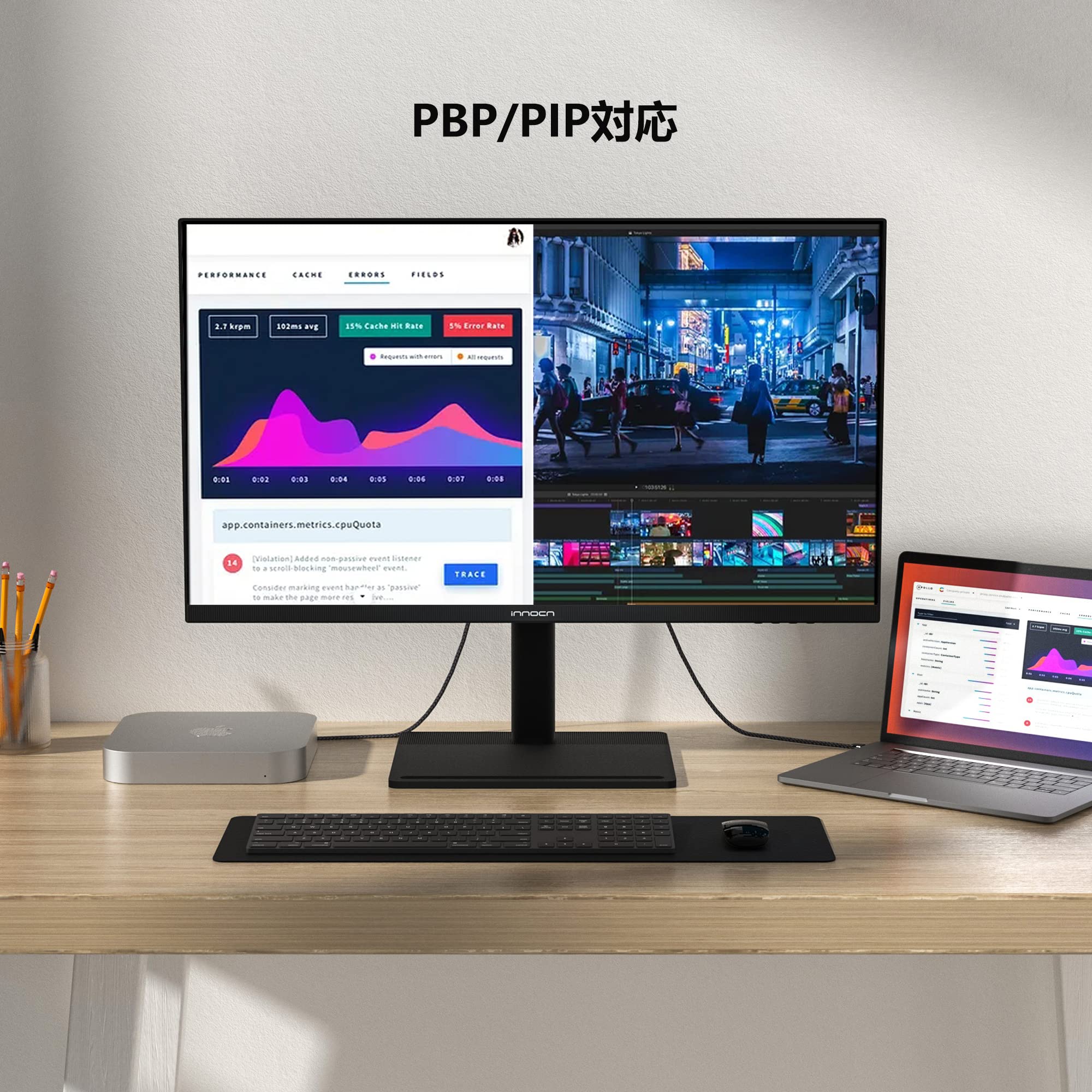 Amazon.co.jp: INNOCN 4K モニター, UHD(3840 x 2160) PCモニター, IPS