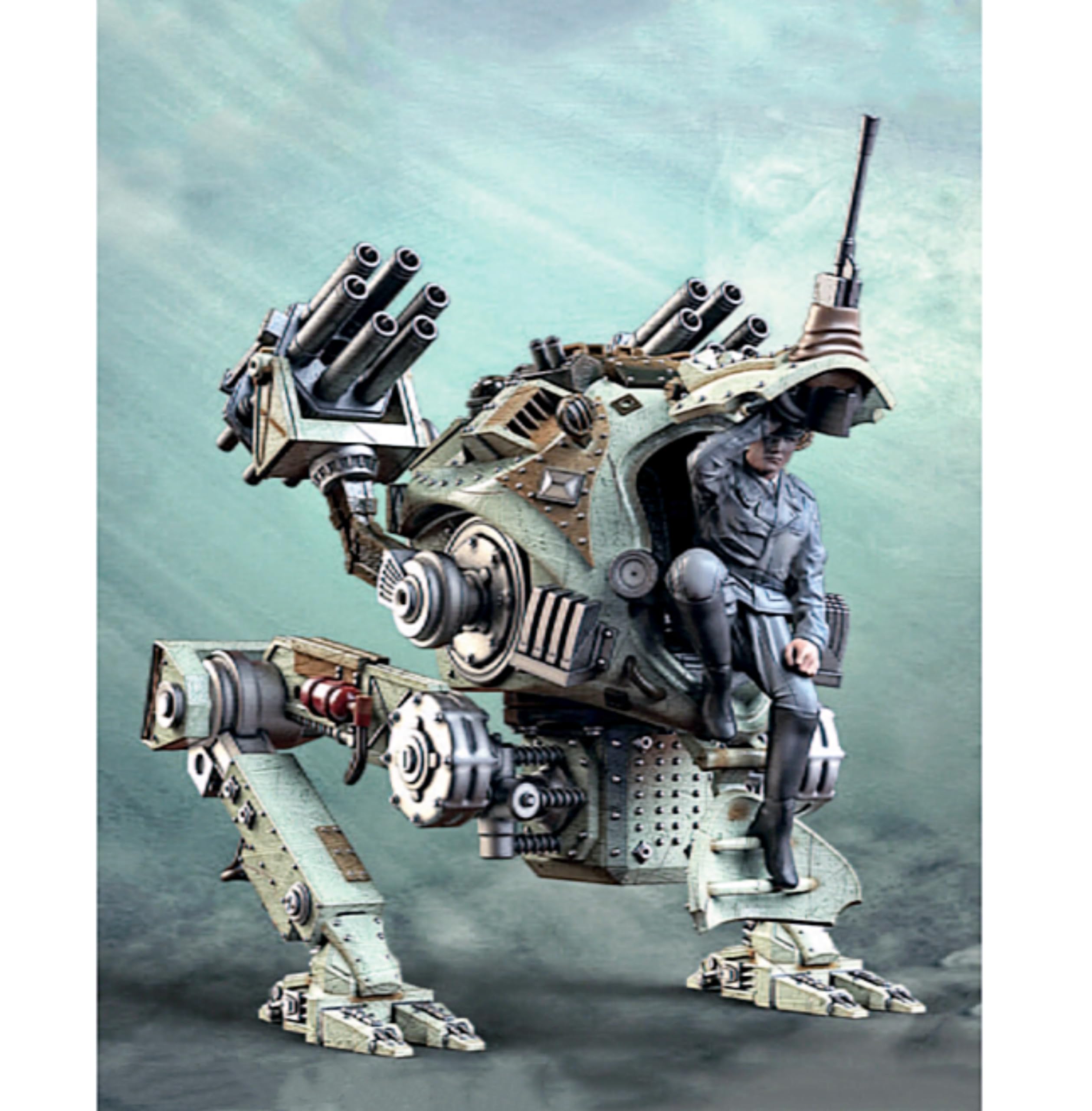 Amazon.com: 1/35 WWII German Mechwarrior Resin Model kit unpainted