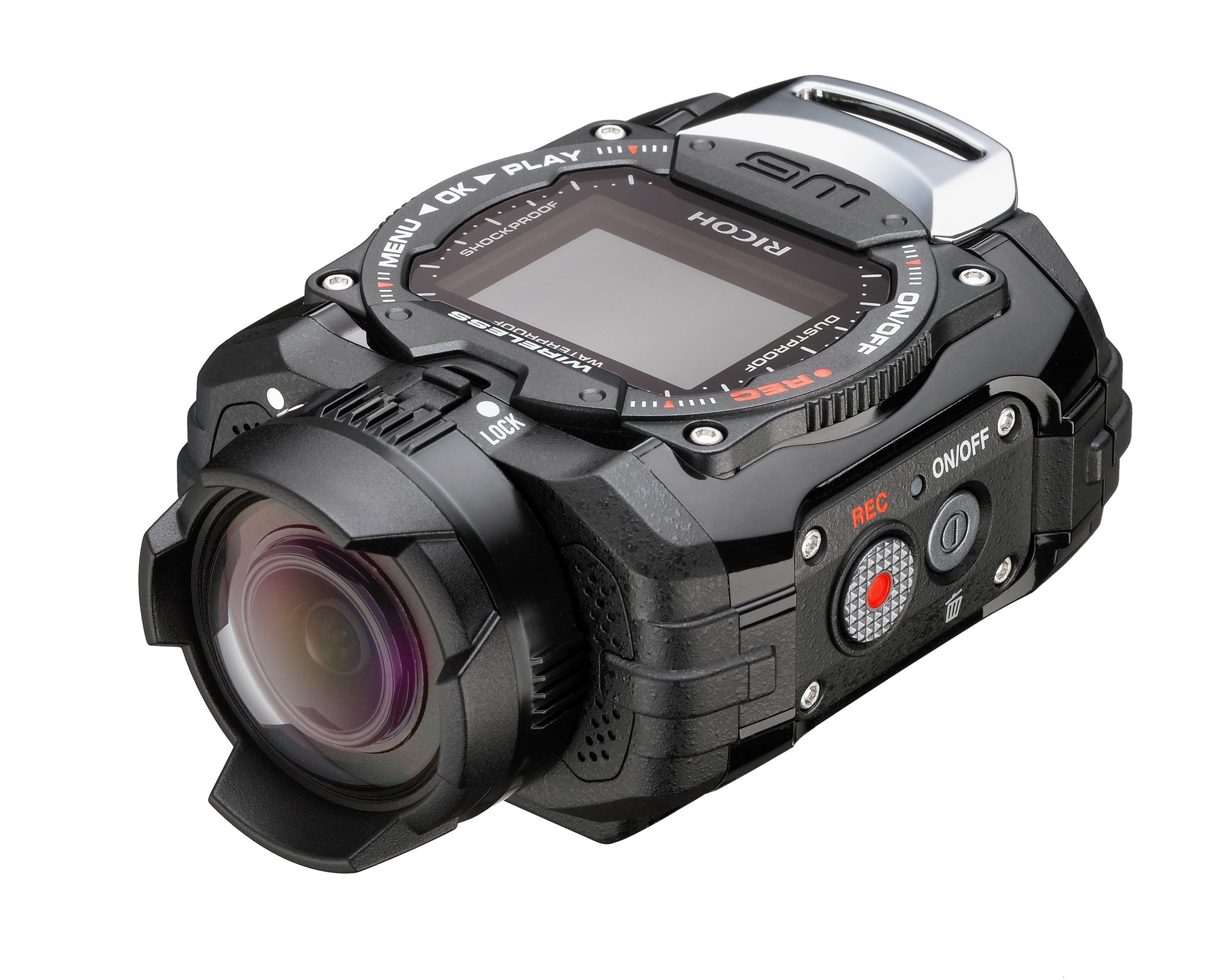 Ricoh WG-M1 Waterproof Action Video Camera with 1.5-Inch LCD