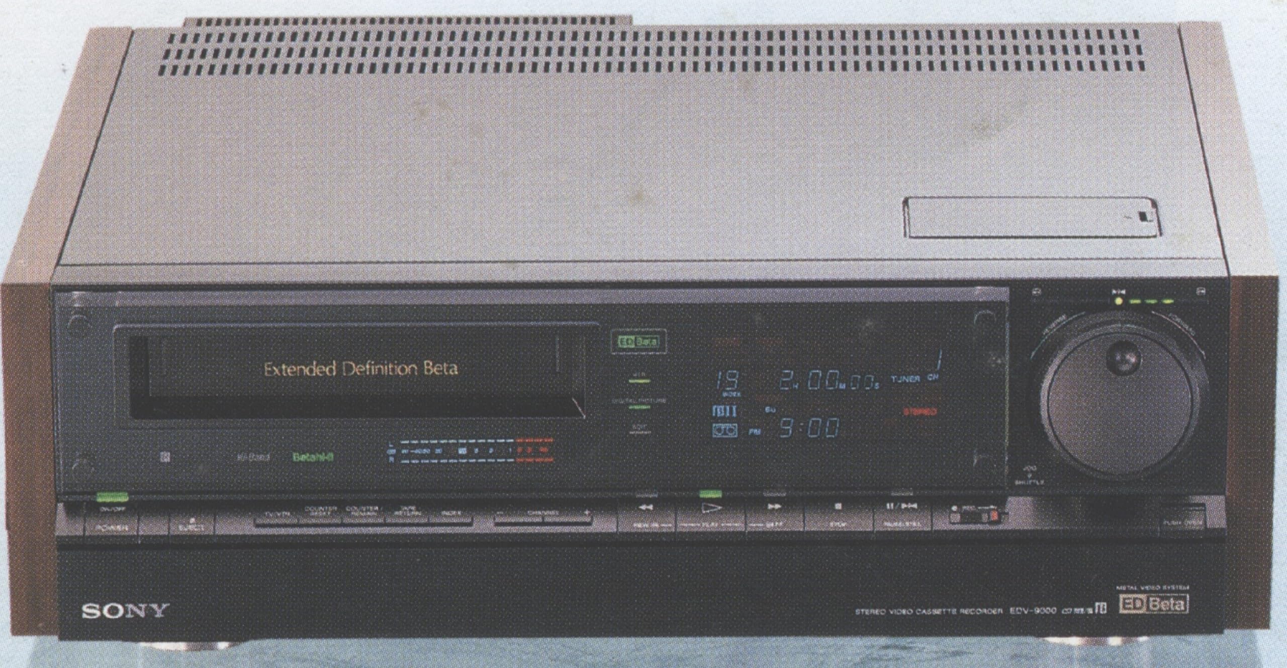 Amazon | SONY EDV-9000 EDベータビデオ | VHSビデオデッキ 通販