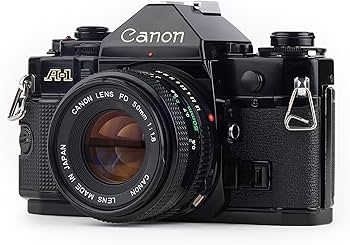 Amazon.com : Canon A-1 A1 35MM SLR Film Camera with 50mm 1.8 Canon