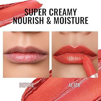 Amazon.com : Oulac Moisturizing Coral Lipstick for Women Tinted