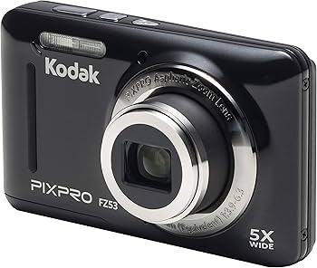 Amazon.com : Kodak PIXPRO Friendly Zoom FZ53-BK 16MP Digital
