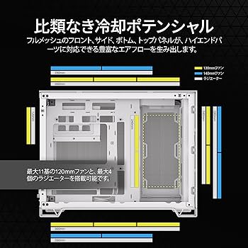 Amazon | CORSAIR 2500D AIRFLOW Micro ATX Dual Chamber PCケース