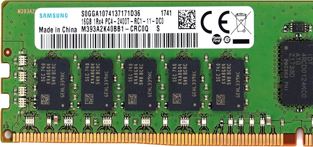 Amazon.co.jp: サムスン 16GB PC4-2400T-R DDR4 Registered ECC 1RX4