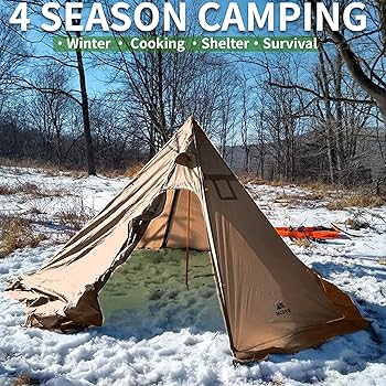 Amazon.com : DANCHEL OUTDOOR Backpacking Hot Tent w/Stove Jack