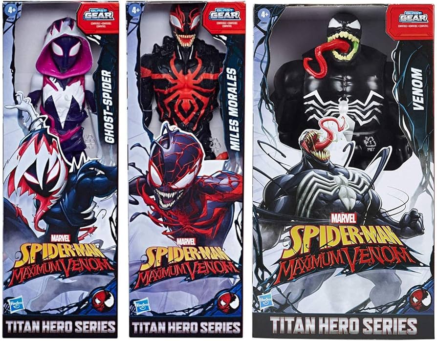 Amazon.co.jp: スパイダーマン マーベル 3個セット タイタンヒーロー