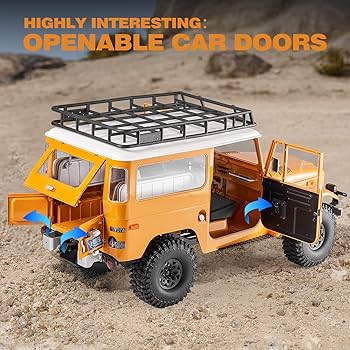 Amazon.co.jp: BEEZRC FMS 1/10 ラジコントヨタ 公式ライセンス FJ40