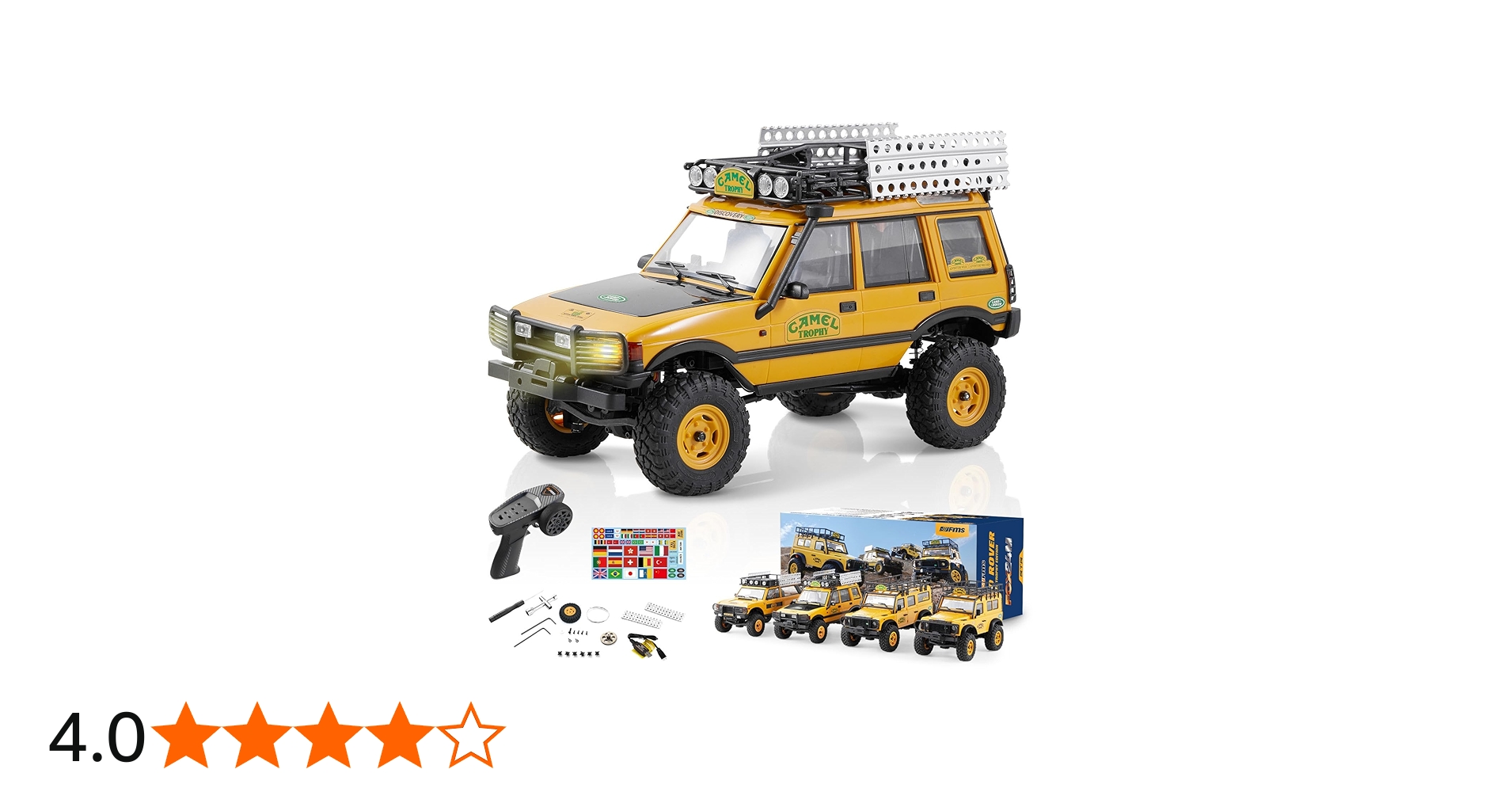 FMSランドローバー 1/24 キャメルトロフィーエディション