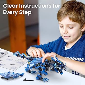 Amazon.com: Sillbird Dragon Building Kit with Remote Control STEM