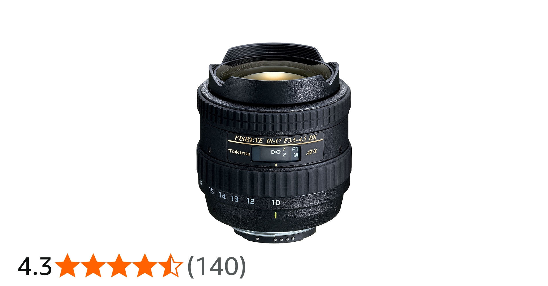 Amazon.co.jp: Tokina 魚眼ズームレンズ AT-X 107 DX Fisheye 10-17mm