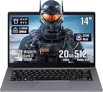 Amazon.co.jp: BINTEC 14インチCore i7 第12世代ノートパソコン/Win 11