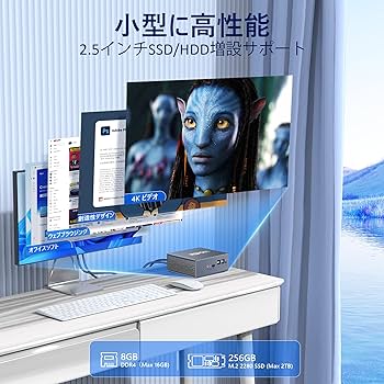 Amazon.co.jp: ミニpc n95 mini pc 2023 インテル第12世代小型pc 最大
