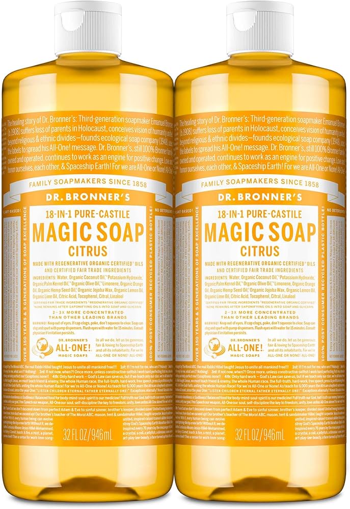 Amazon.com: Dr. Bronner's Magic Soap-Pure-Castile Liquid Soap