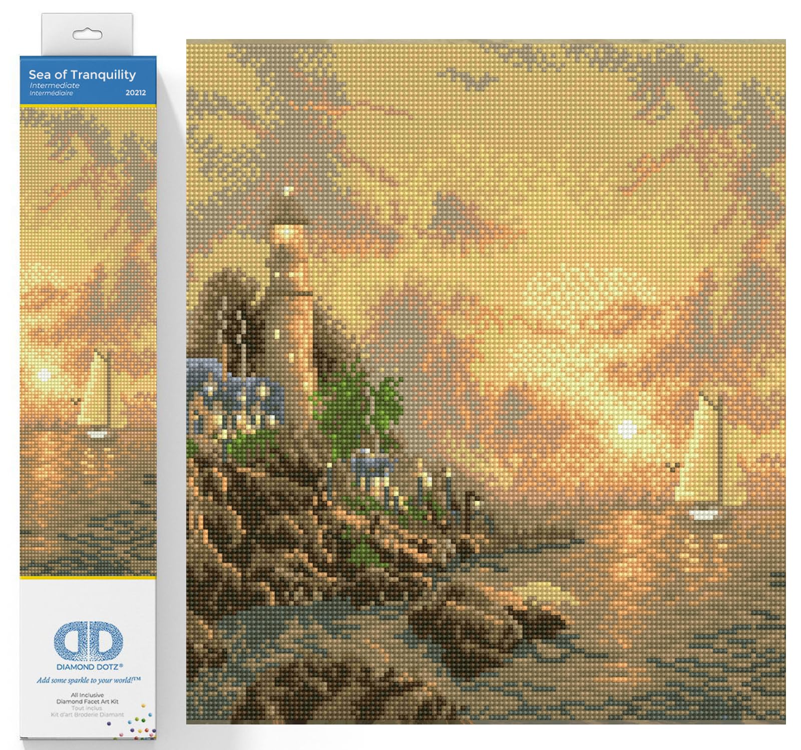 Amazon.com: DIAMOND DOTZ Thomas Kinkade Sea of Tranquility