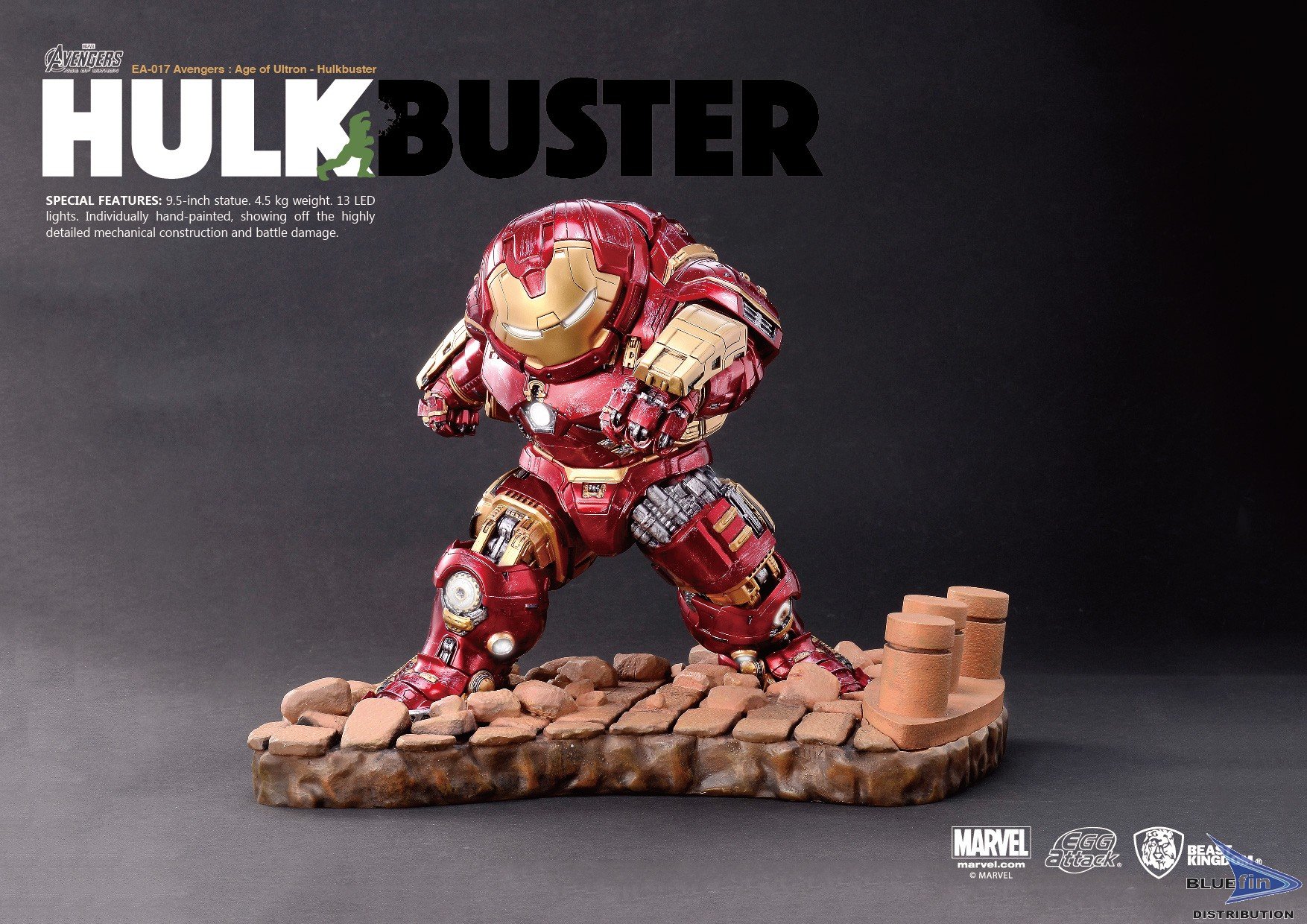 Amazon.com: Beast Kingdom Egg Attack017 Hulkbuster Avengers Age of