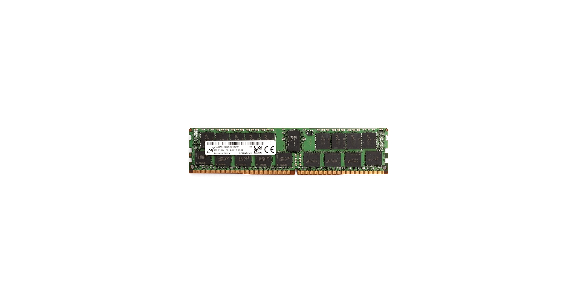 MICRON 16GB PC4-2400T-R Registered ECC 2RX4 Memory RDIMM