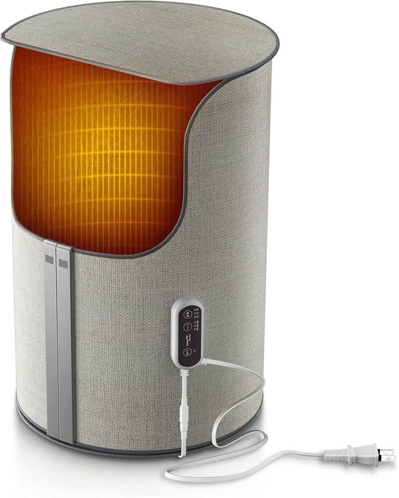 Amazon | パネルヒーター デスクヒーター ラウンド型 全方位発熱 足元