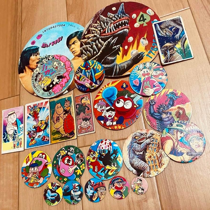 Amazon | 昭和レトロ 駄菓子屋 メンコ コレクションK | めんこ | おもちゃ